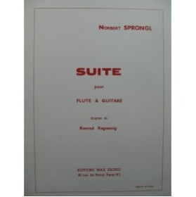 SPRONGL Norbert Suite Flute Guitare 1975