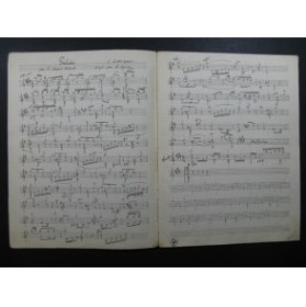 Recueil 11 Pièces Manuscrit Lagoya Guitare 1945