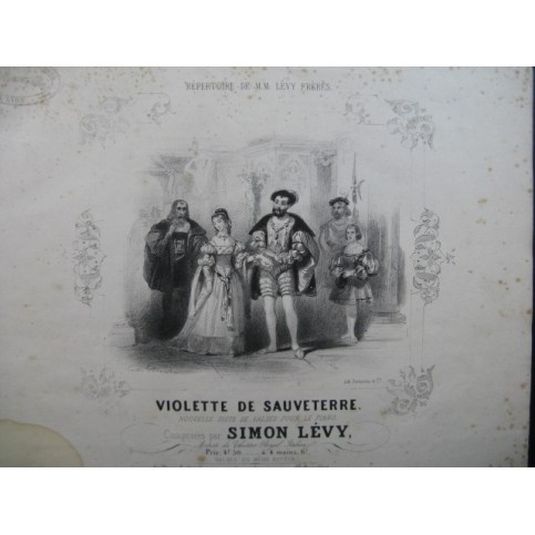 LÉVY Simon Violette de Sauveterre Valses Piano XIXe