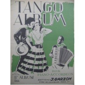 Tango Album No2 12 pièces Piano Accordéon 1951
