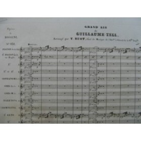 ROSSINI G. Guillaume Tell Grand Air Orchestre XIXe