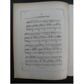 SAINT-SAËNS Camille La Splendeur vide Chant Piano ca1875