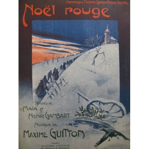 GUITON Maxime Noël rouge Piano Chant