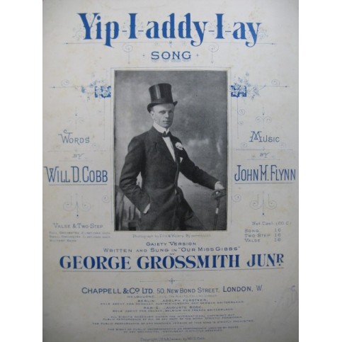 FLYNN John H. Yip-I-Addy-I-Ay Piano Chant