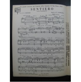 CONCINA C. Sentiero Chant Piano 1955