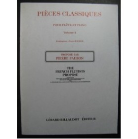 Pièces Classiques pour Flute et Piano 1990