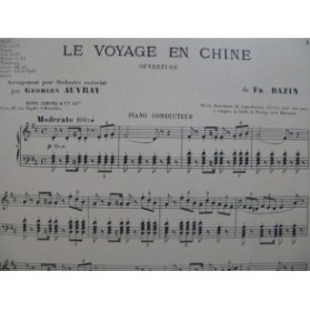 BAZIN François Le Voyage en Chine Ouverture Orchestre XIXe