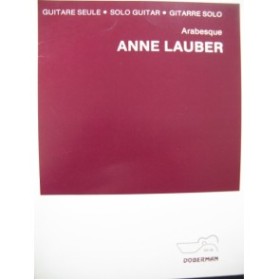 LAUBER Anne Arabesque Guitare 1984