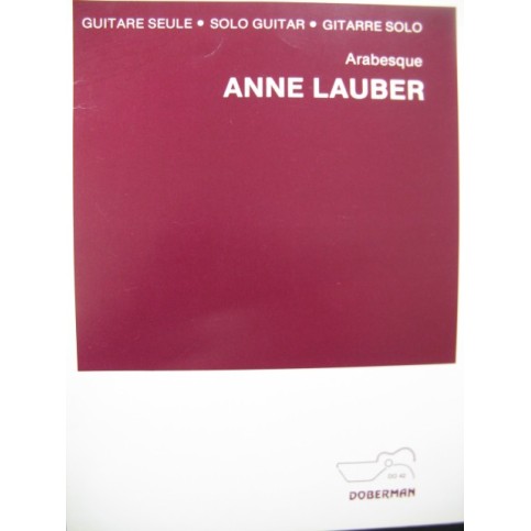 LAUBER Anne Arabesque Guitare 1984