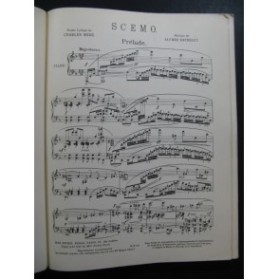 BACHELET Alfred Scemo Opera Chant Piano 1914