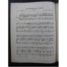 CLAMENTS Ernest Les Pleurs de Nicette Chant Piano XIXe