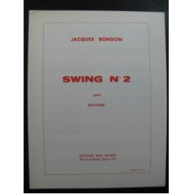 BONDON Jacques Swing No 2 Guitare 1973