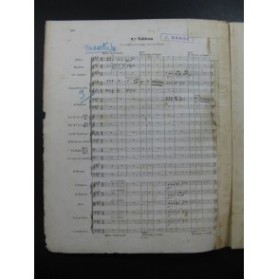 REYER E. Sigurd Le Sommeil de Brunchild Orchestre ca1885
