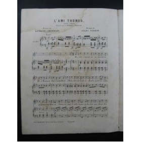 PERRIN Jules L'ami Thomas Chant Piano ca1880