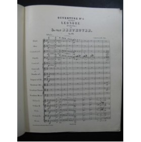 BEETHOVEN Leonore Ouverture Orchestre
