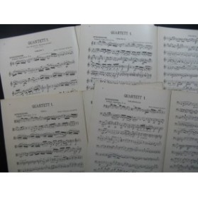 SCHUMANN Robert Quartett op 41 Violons Alto Violoncelle