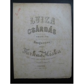 FARKAS Miska Luiza Csardas Piano 1856