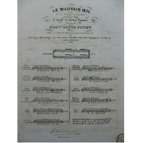 PUGET Loïsa Le Mauvais Œil Cavatine Chant Piano ca1837