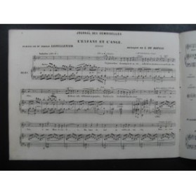 Journal des Demoiselles Pièces pour Piano Chant Mars 1853