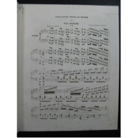 HENRION Paul Prends mon Coeur Piano ca1850