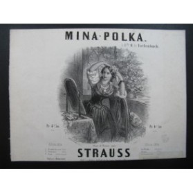 STRAUSS Mina Polka Piano 1854