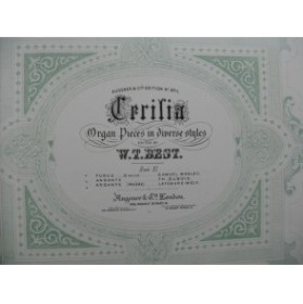 Aprilia Pièces pour Orgue ca1880