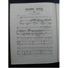 GOUNOD Charles Philémon et Baucis No 16 Chant Piano ca1880