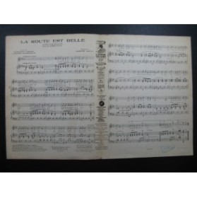 SZULC Joseph La Route est Belle Chanson Piano Chant 1930
