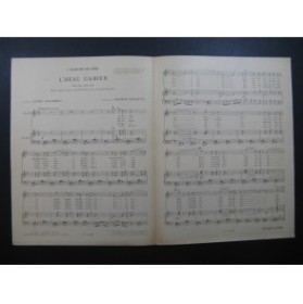 CASADESUS Francis L'Beau Gabier Chant Piano 1931