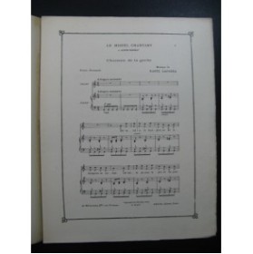 LAPARRA Raoul Chanson de la Gerbe Chant Piano Dédicace 1924