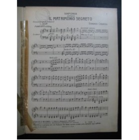 CIMAROSA Domenico Il Matrimonio Segreto Sinfonia Orchestre ca1905