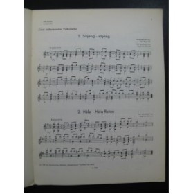 BEHREND Siegfried Volksweisen der Welt No3 Guitare 1967