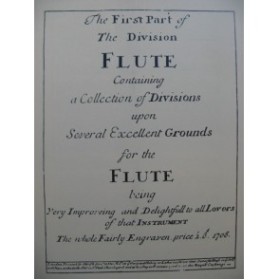 The First and Second Part of the Division Flûte