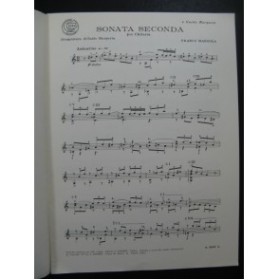 MARGOLA Franco Sonata Seconda Guitare 1979
