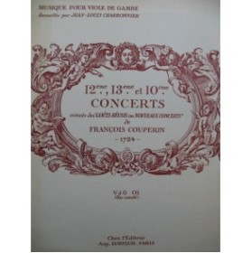 COUPERIN François Concertos Viole de Gambe 1981