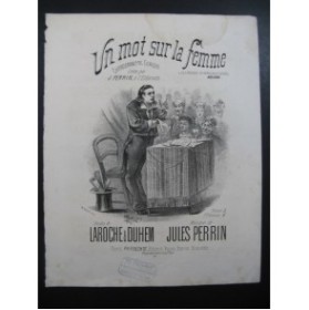 PERRIN Jules Un Mot sur la Femme Chant Piano ca1880
