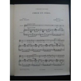 ROUSSEL Albert Coeur en Péril Chant Piano 1934