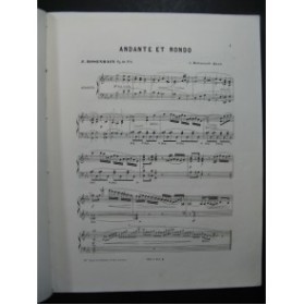 ROSENHAIN J. Andante et Rondo Piano ca1873