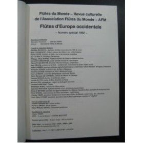 Flûtes du Monde Europe Occidentale 1992