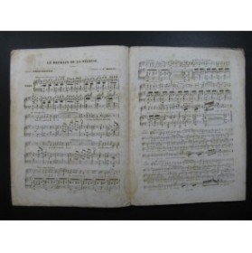 MASINI F. Le Refrain de la Fileuse Chant Piano ca1835