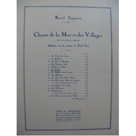 LAPARRA Raoul La Corde Chant Piano 1926