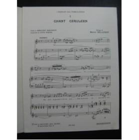 DELANNOY Marcel Suite à Chanter Chant Piano Dédicace 1956
