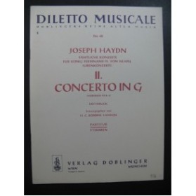 HAYDN Joseph Concerto 2 in G Orchestre