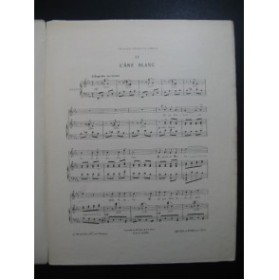 HUE Georges Croquis d'Orient L'Ane Blanc Chant Piano 1904