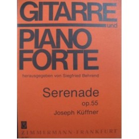 KUFFNER Joseph Serenade Piano Guitare 1977