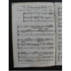 LORET Clément Etude No 6 avec pédales Orgue ca1850