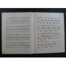LÉVY Adrien Chanson Chant Piano 1905