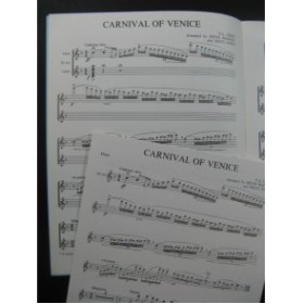 GÉNIN P. A. The Carnaval of Venice Flute Guitare 1979