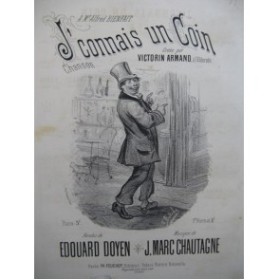 CHAUTAGNE Jean Marc J'connais un Coin Chant Piano ca1880