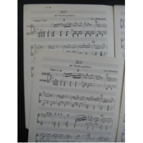 PATACHICH Ivan Duo per Flauto e Ghitarra Manuscrit Flute Guitare